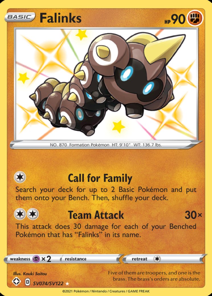 falinks rapid strike pokemon card value Falinks TG7 Price 2026
