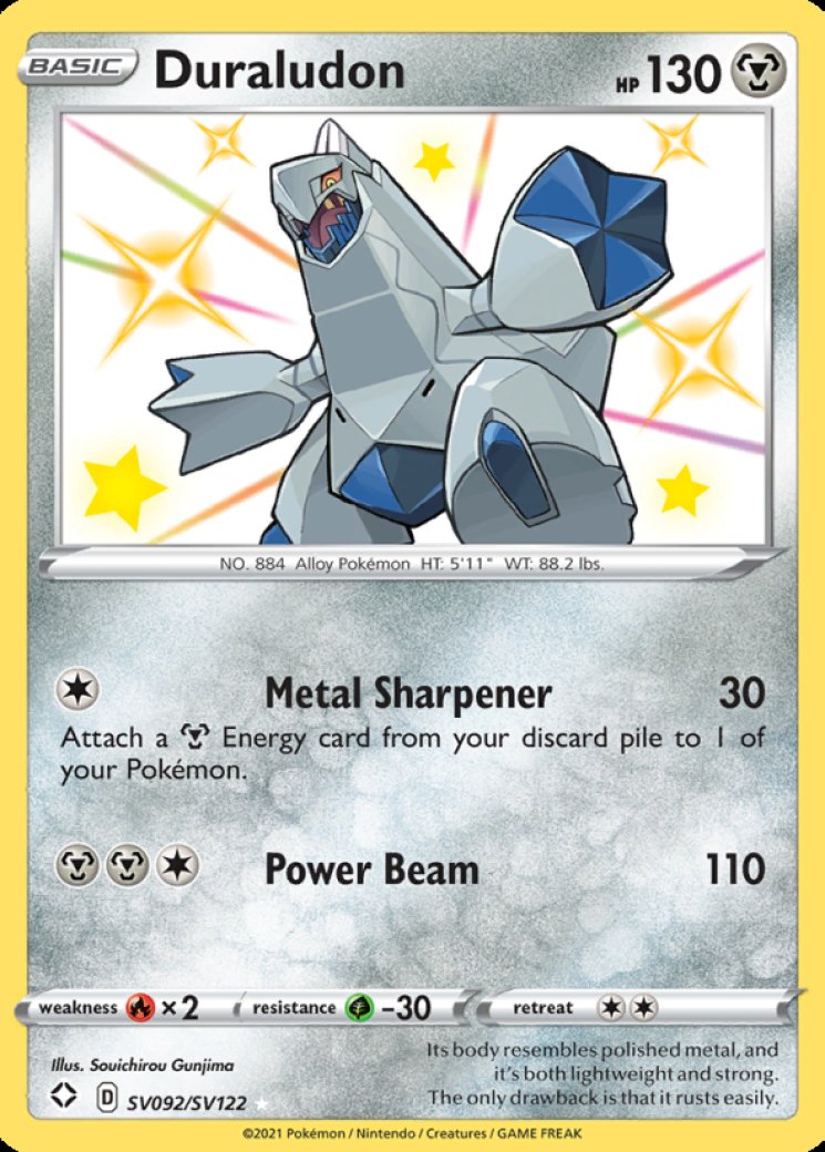 Duraludon V (Alternate Full Art) - Evolving Skies - Pokemon Card Prices & Trends Duraludon V (Alternate Full Art) - Evolving Skies - Pokemon Card Prices & Trends