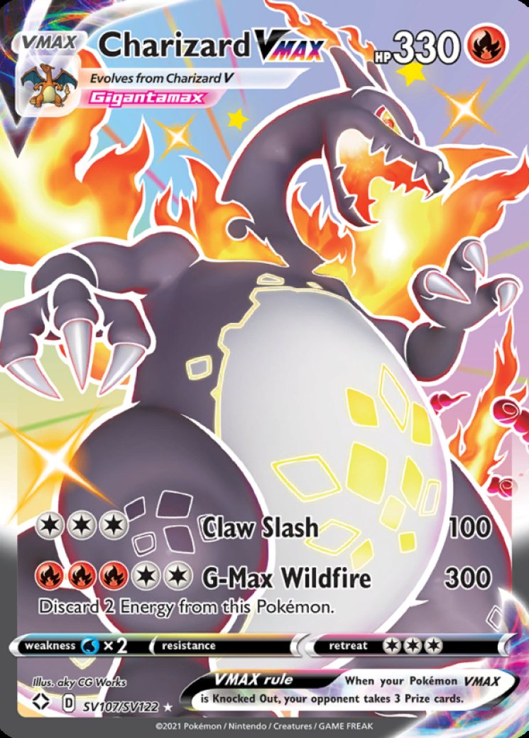 Charizard VMAX SV107 Price 2026 | Shining Fates: Shiny Vault