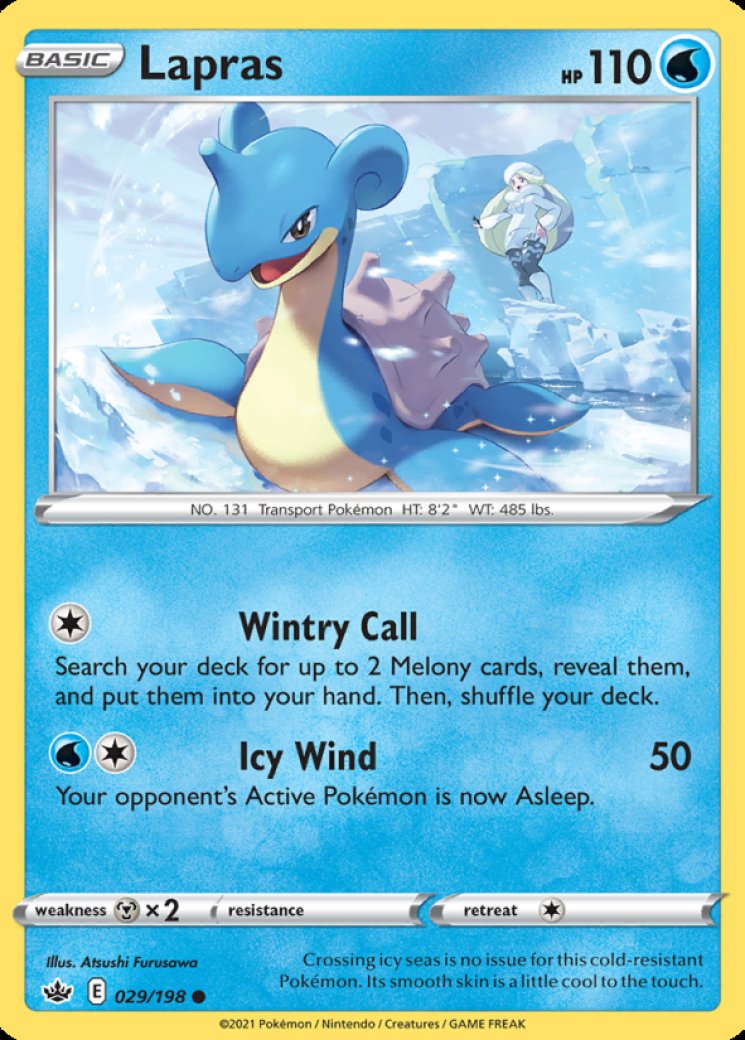 Lapras - Chilling Reign - Pokemon Card Prices & Trends Lapras - Chilling Reign - Pokemon Card Prices & Trends