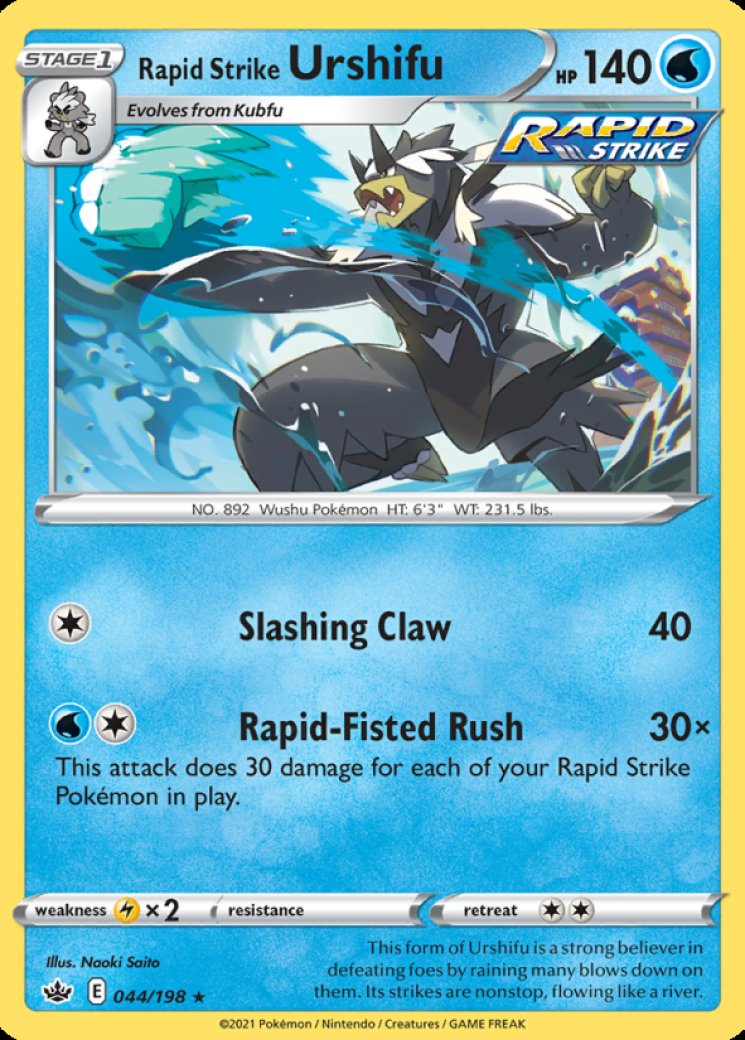 Single Strike Urshifu - Chilling Reign - Pokemon Card Prices & Trends