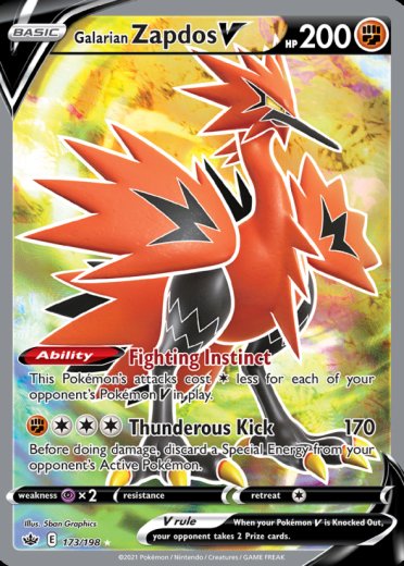 Galarian Zapdos V (Full Art)