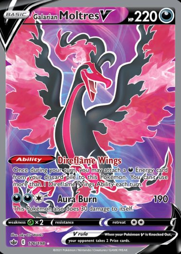 Galarian Moltres V (Full Art)