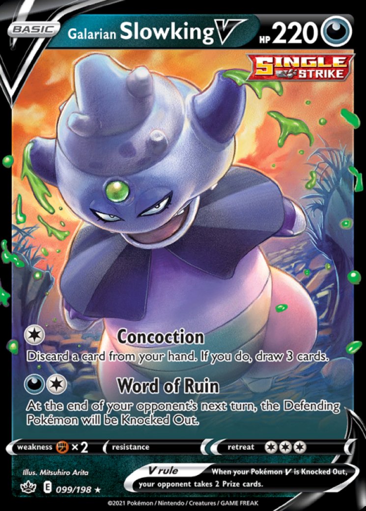 Galarian Slowking V 99/198 Price 2026 | Chilling Reign