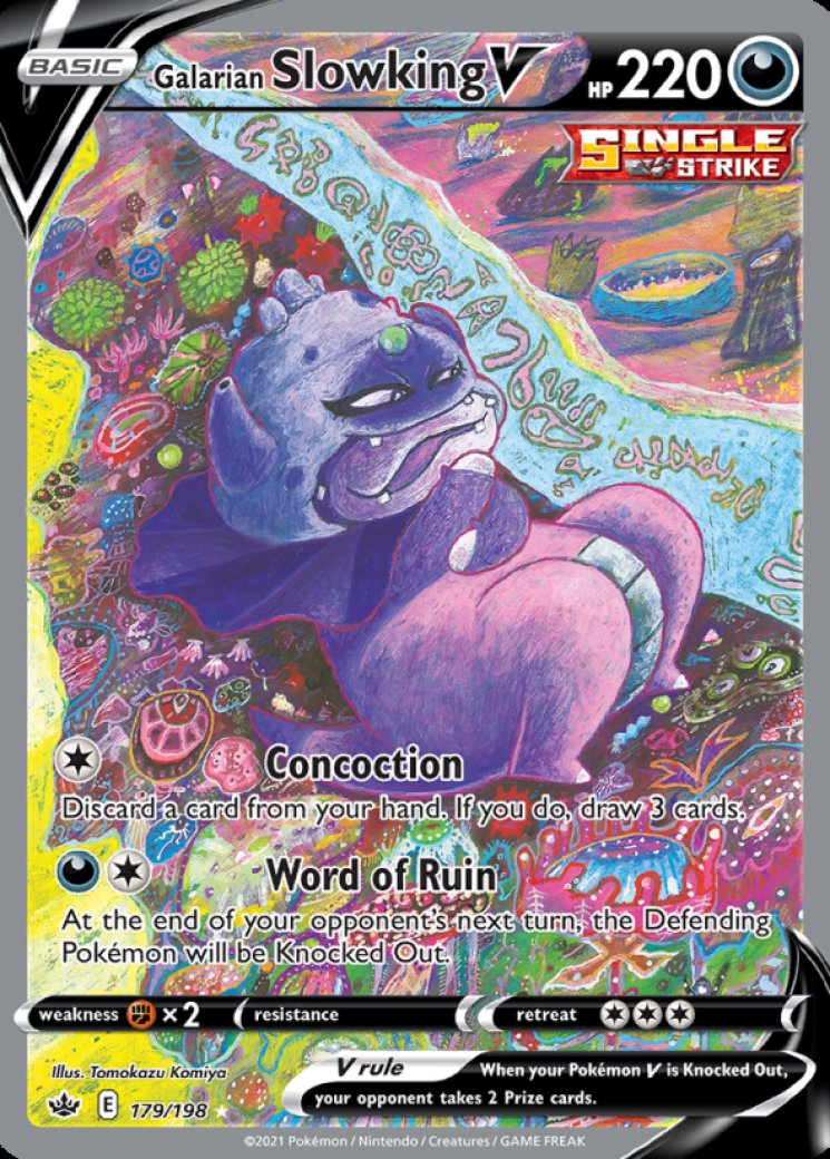 Galarian Slowking V (Alternate Full Art) 179/198 Price 2026