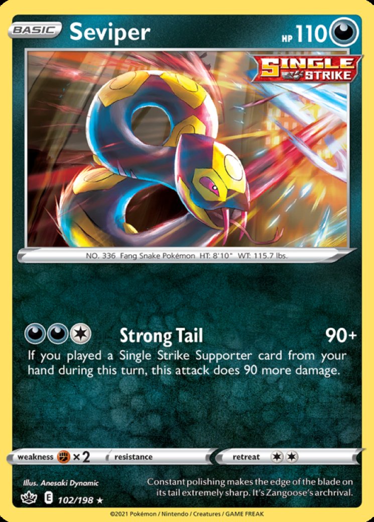 snake pokemon card Ekans #23 Rare Card Type Seviper Card Prices & Value