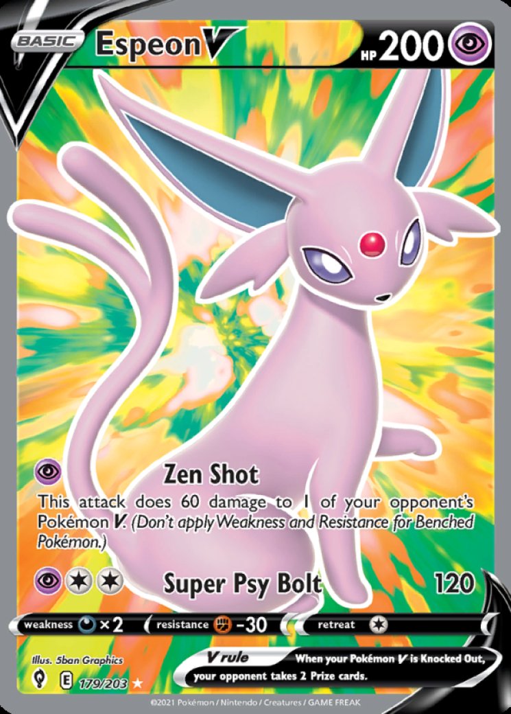 セ*ー様 PSA9 Espeon V SA Evolving Skies Espeon V (Full Art) 179/203 Price 2026 | Evolving Skies