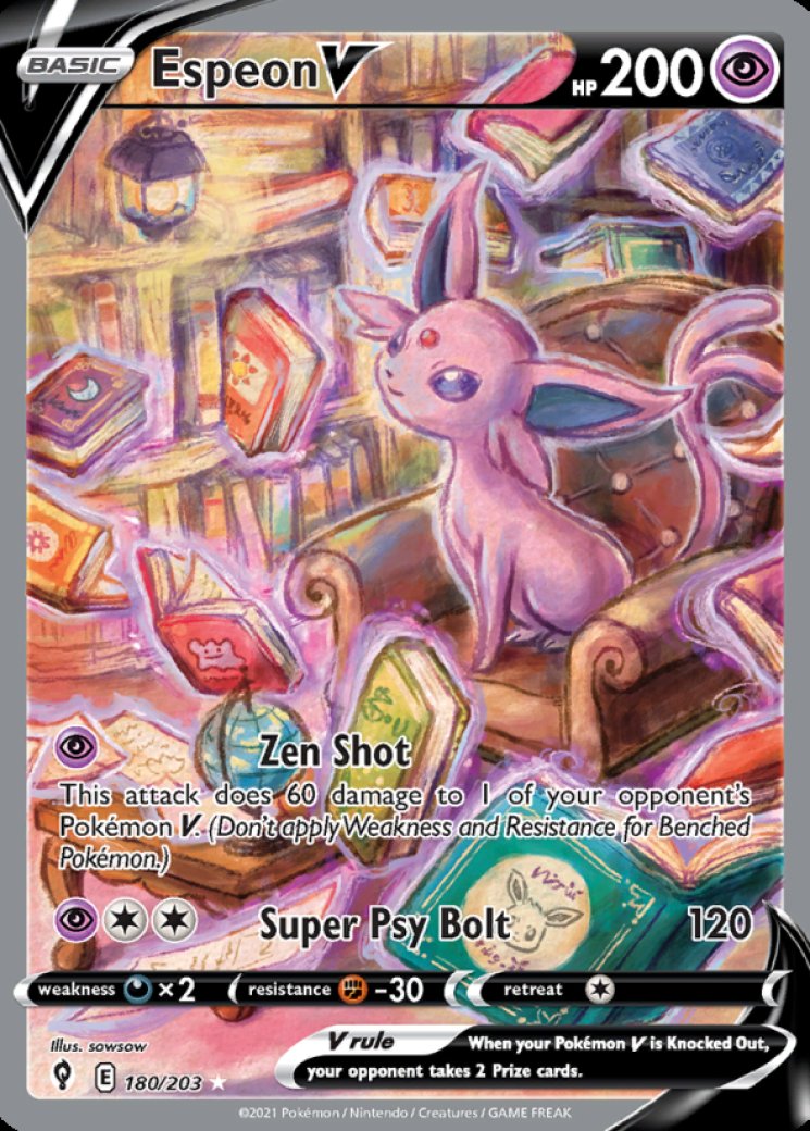 evolving skies rare card Pokemon Secret Wonders Holo Rare Card