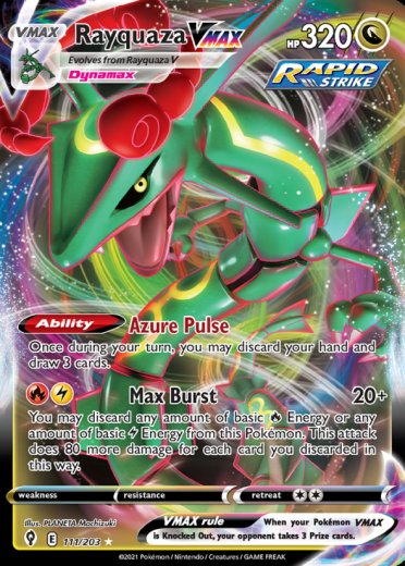Rayquaza VMAX - Evolving Skies - Pokemon Card Prices & Trends