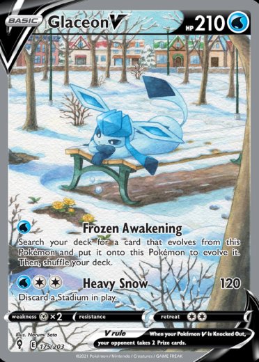 Glaceon V (Alternate Full Art)