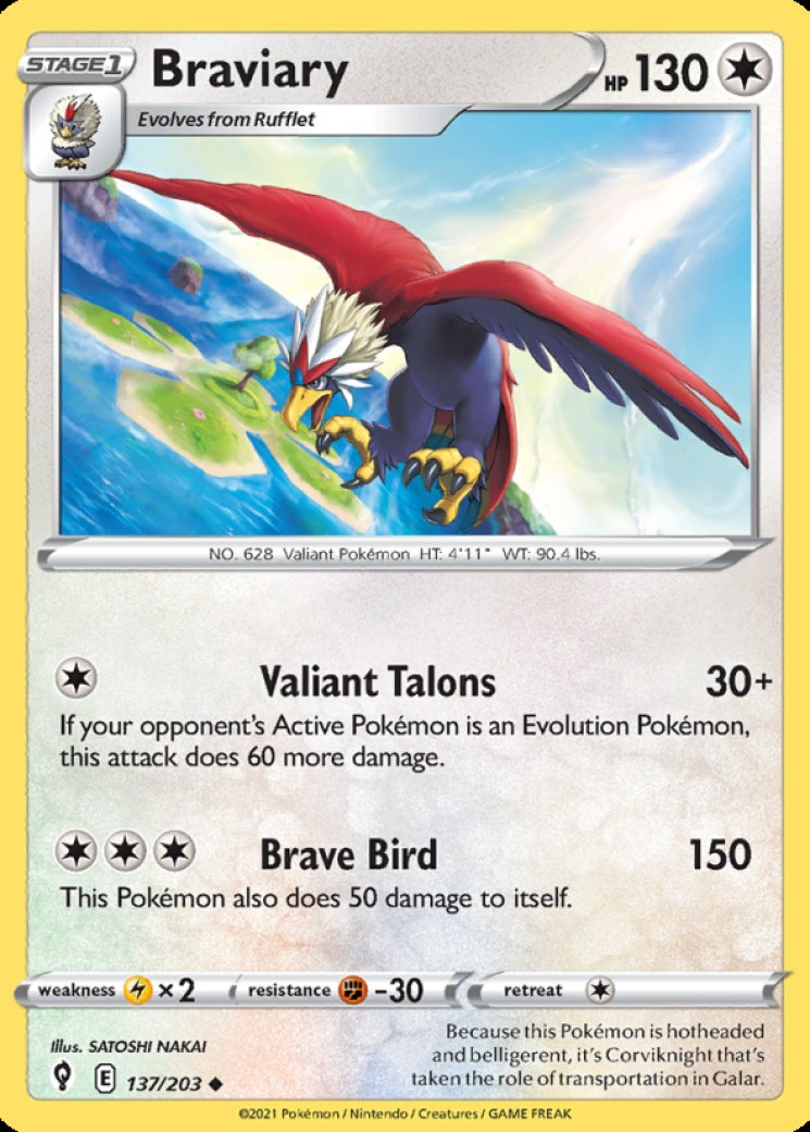 hisuian braviary pokemon card Hisuian Braviary (S-P Promo 318)