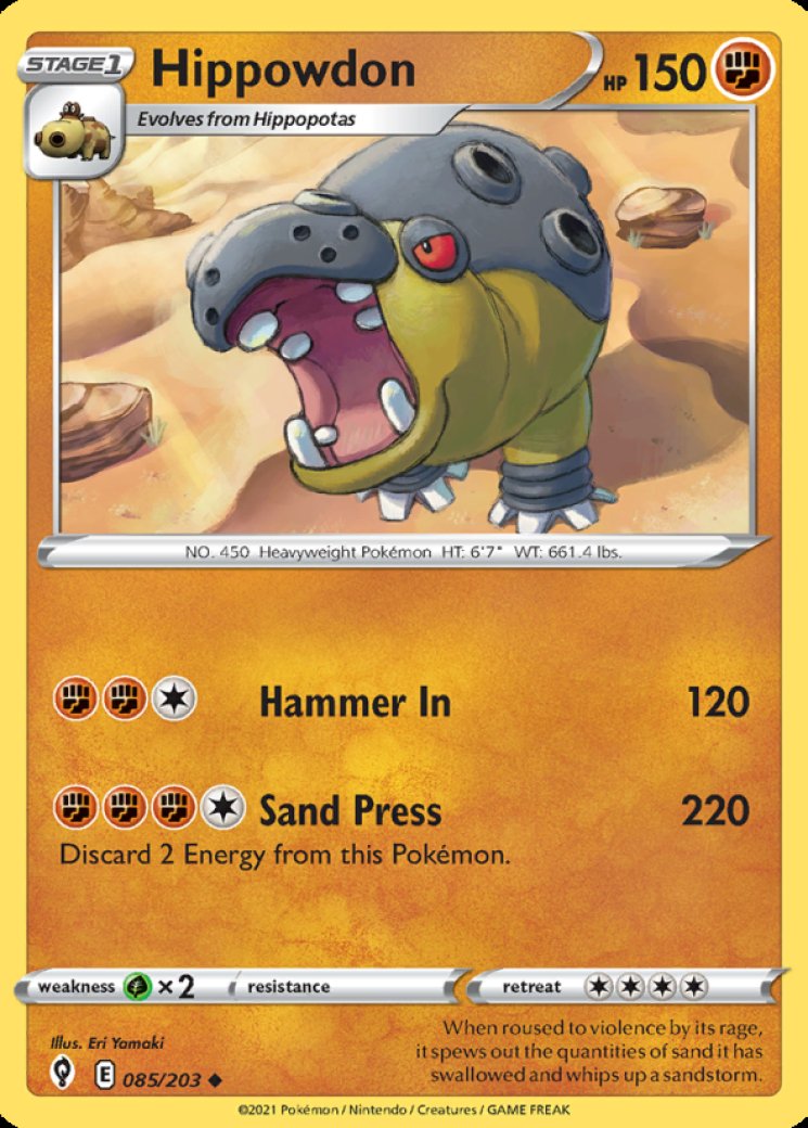 Hippowdon - Evolving Skies - Pokemon Card Prices & Trends