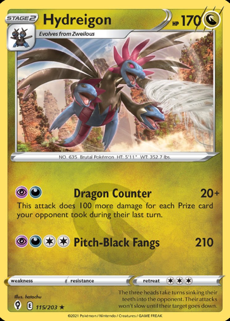 119 191 pokemon card Pokémon TCG - Hydreigon ex - 119/191 - Double Rare - Surging Sparks main image 0