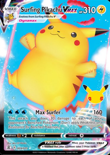 Surfing Pikachu VMAX