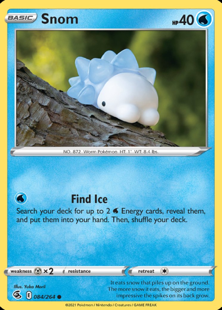 shiny snom pokemon card Snom 84/264 Price 2026