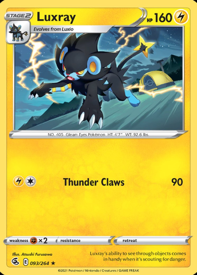 pokemon card luxray ex (118) Transformation Mask Japanese you may play this card onto your Bench Luxray 137 - Holofoil SV