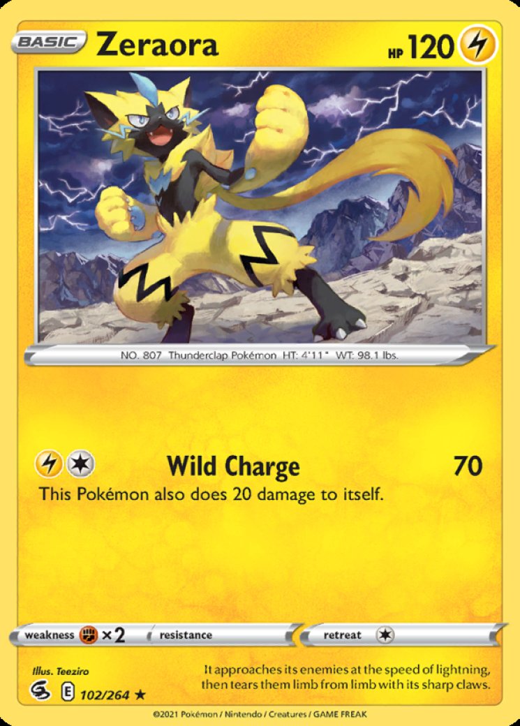 Zeraora GX (Full Art) 201/214 Price 2026 | Lost Thunder