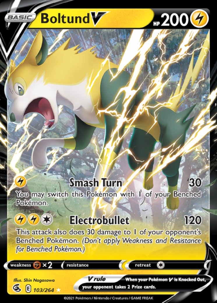 Boltund V - Fusion Strike - Pokemon Card Prices & Trends