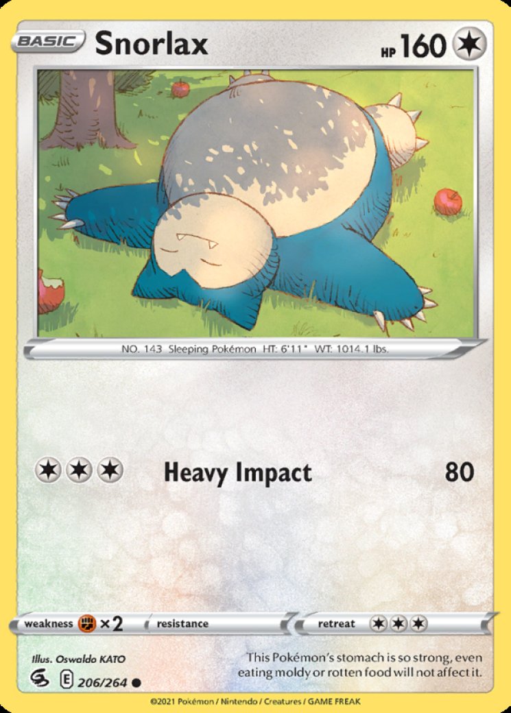 Snorlax 206/264 Price 2026 | Fusion Strike