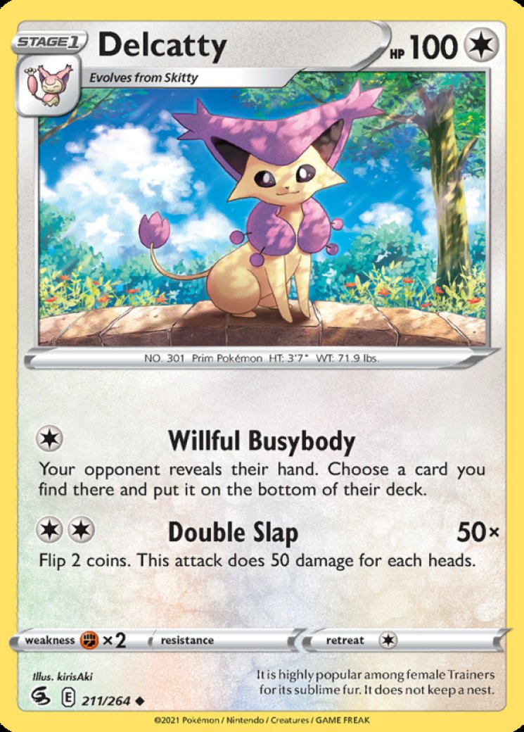 Delcatty 211/264 Price 2026 | Fusion Strike