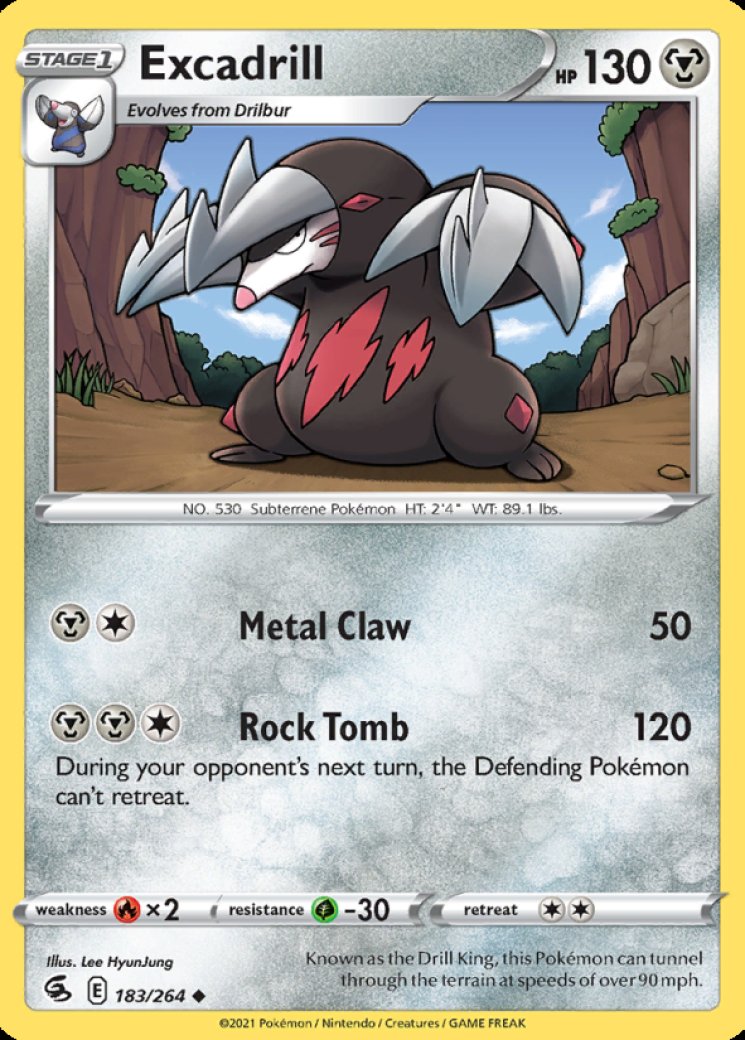 excadrill pokemon card value - Dream League [HOLO] Metal Metal Pokemon 2013 BW EBB Battle