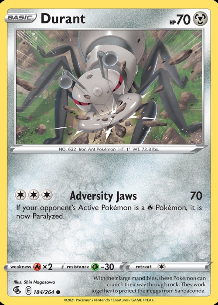 Durant - Fusion Strike - Pokemon Card Prices & Trends