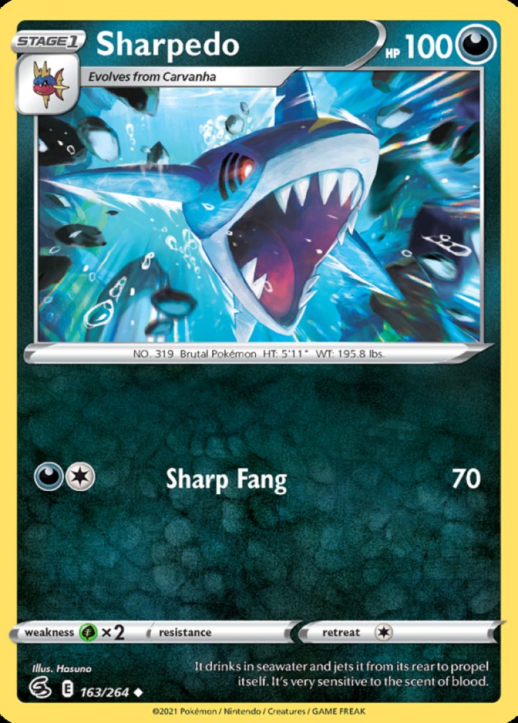 Sharpedo - Fusion Strike - Pokemon Card Prices & Trends