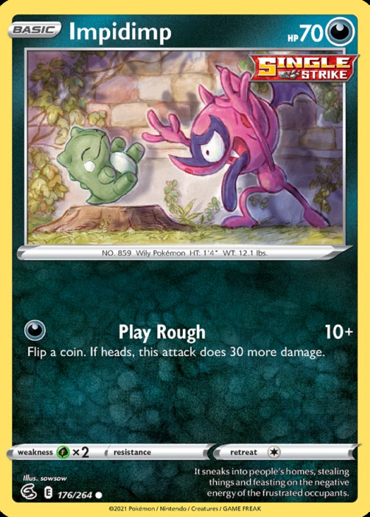 Impidimp - Rebel Clash - Pokemon Card Prices & Trends Impidimp - Rebel Clash - Pokemon Card Prices & Trends