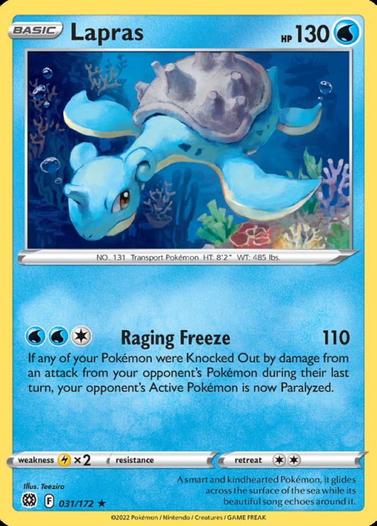 lapras pokemon go card value Lapras (023/078) [Pokémon GO] – Gamers Paradise main image 0