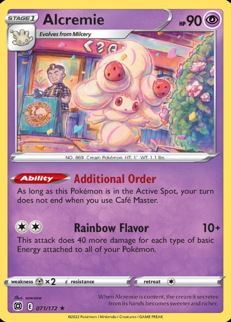 alcremie v pokemon card Alcremie V (Full Art) 064/072 Shining Fates Holo CGC 9