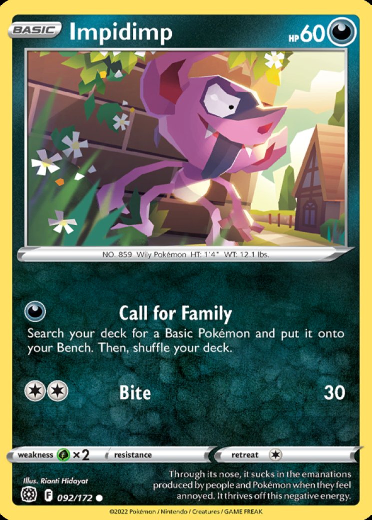 Impidimp - Brilliant Stars - Pokemon Card Prices & Trends