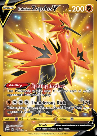 Galarian Zapdos V (Secret)