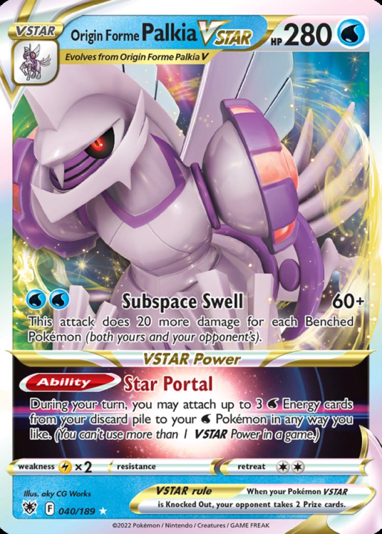 palkia v pokemon card value Cards | Dex this Pokmon cant attack Palkia VSTAR with different holo