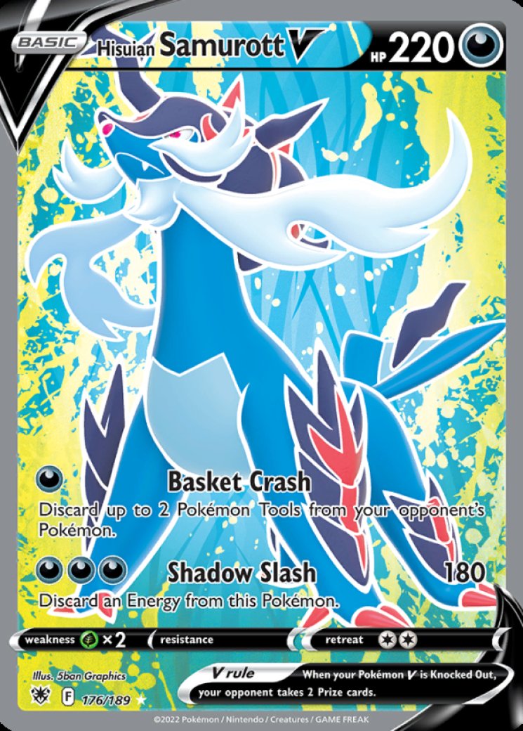 hisuian samurott pokemon card value Hisuian Samurott - SWSH10: Astral Radiance [HOLO]