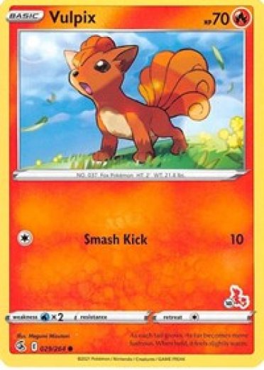 Vulpix - 029/264 (#18 Cinderace Stamped)
