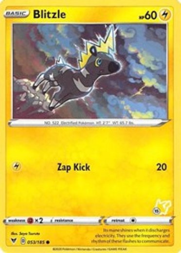 Blitzle - 053/185 (#15 Pikachu Stamped)