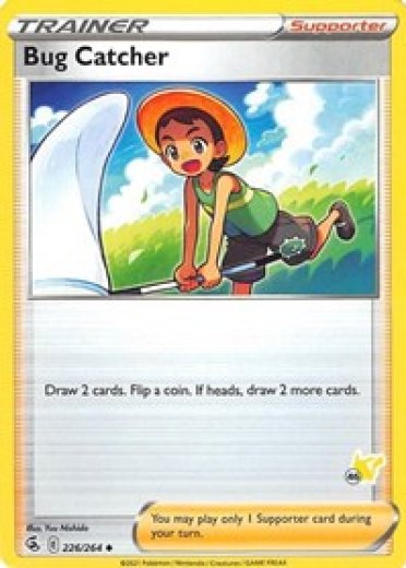 Bug Catcher - 226/264 (#46 Pikachu Stamped)