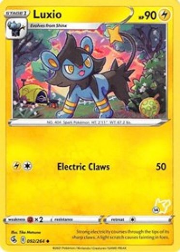 Luxio - 092/264 (#14 Pikachu Stamped)