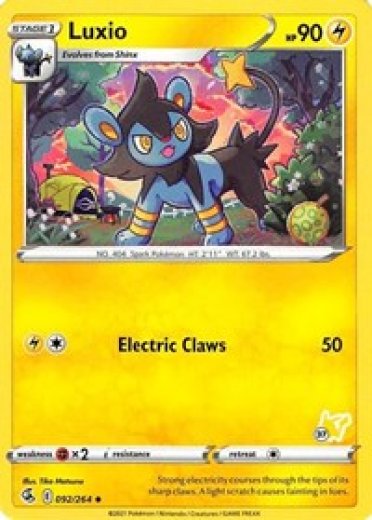 Luxio - 092/264 (#37 Pikachu Stamped)