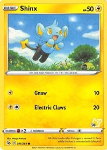 Shinx - 091/264 (#41 Pikachu Stamped)