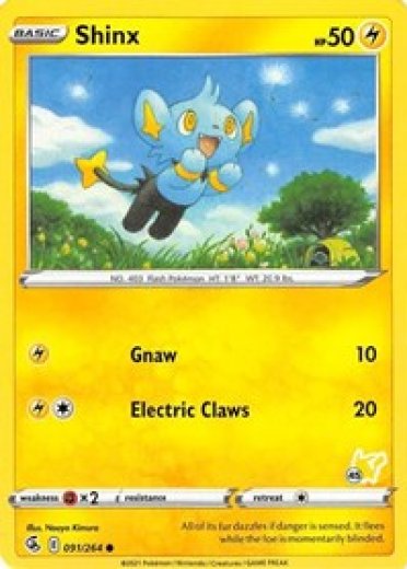 Shinx - 091/264 (#45 Pikachu Stamped)