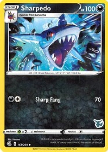 Sharpedo - 163/264 (Eevee Stamped)