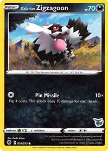 Galarian Zigzagoon - 035/073 (Eevee Stamped)