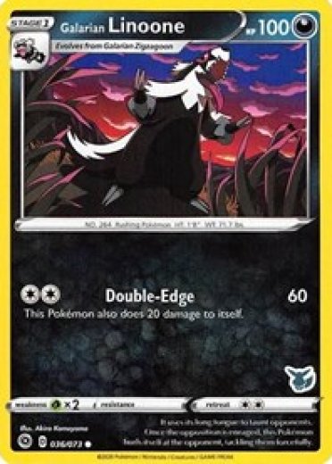 Galarian Linoone - 036/073 (Eevee Stamped)