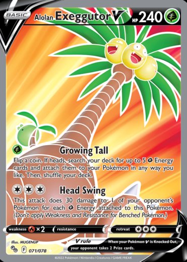 Alolan Exeggutor V (Full Art)
