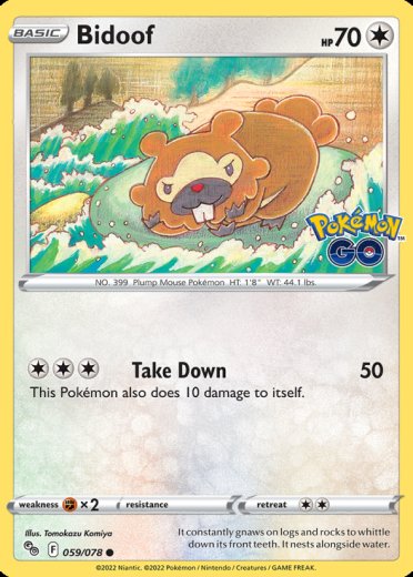 Bidoof (Peelable Ditto)