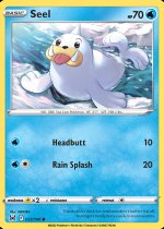seel pokemon card price - 086/165 - Pokemon 151 - Reverse Foil any damage done by attacks from the Defending Pokmon is reduced by 20 (before applying Weakness and Resistance) Seel - 78/112 (Reverse Foil)