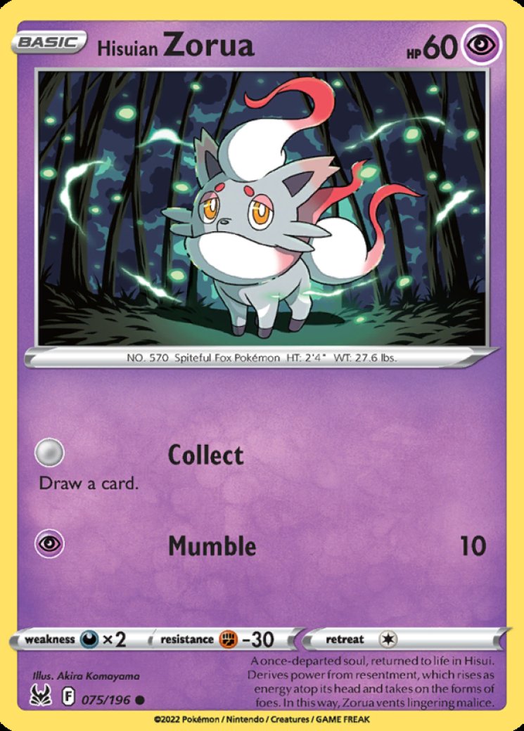 shiny zorua pokemon card Zorua SV25 Price 2026