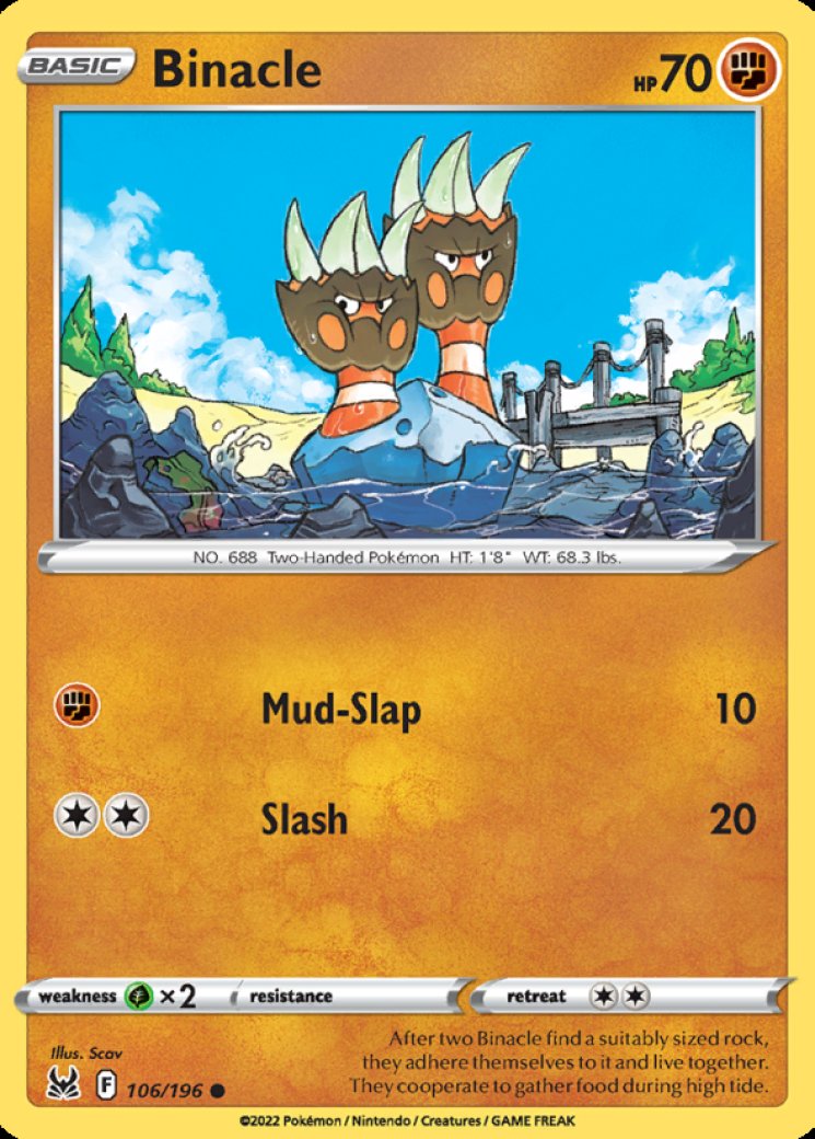Binacle Binacle - Lost Origin - Pokemon Card Prices & Trends