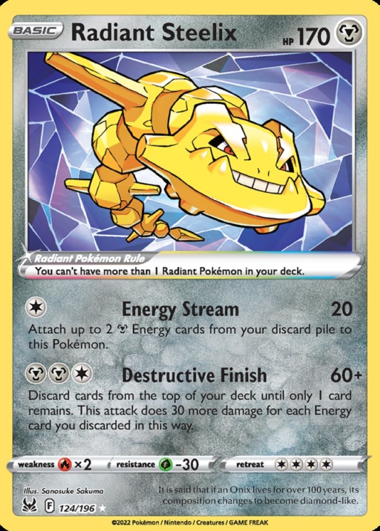 steelix v pokemon card value s3a] 081/076〈SR〉 [Metal][Colorless] Raging Hammer 30+ This attack does 10 more damage for each damage counter on this Pokemon Pokémon TCG - Steelix V